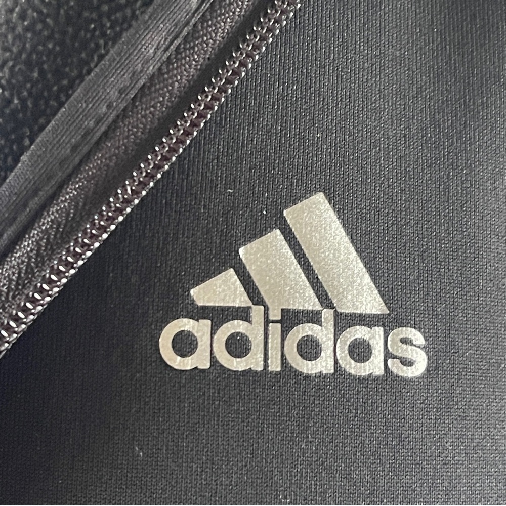 Adidas Men's Black Zip-Up Hoodie S-M - Picture 4 of 6